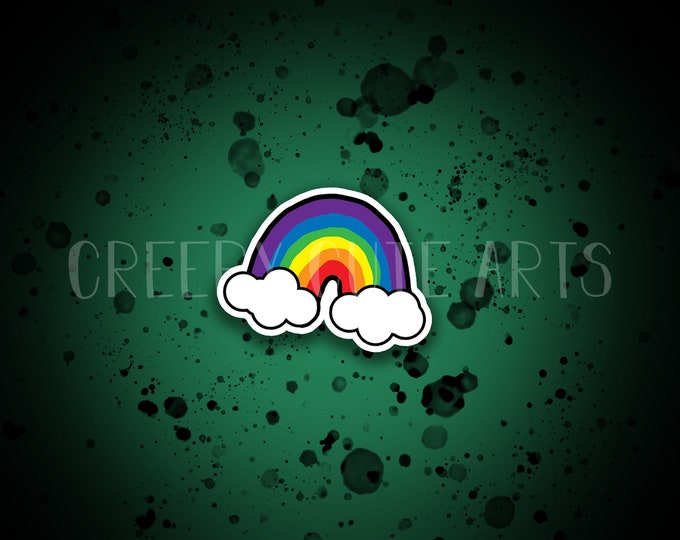 Little Rainbow - Small Glossy Vinyl Sticker