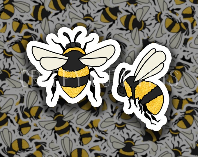 Just Bees Bundle | Vinyl Sticker Pack | Cute Nature Art