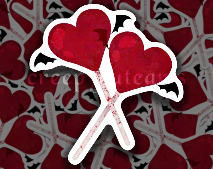 Vampire Lollipops | Vinyl Sticker | Suckers for Suckers