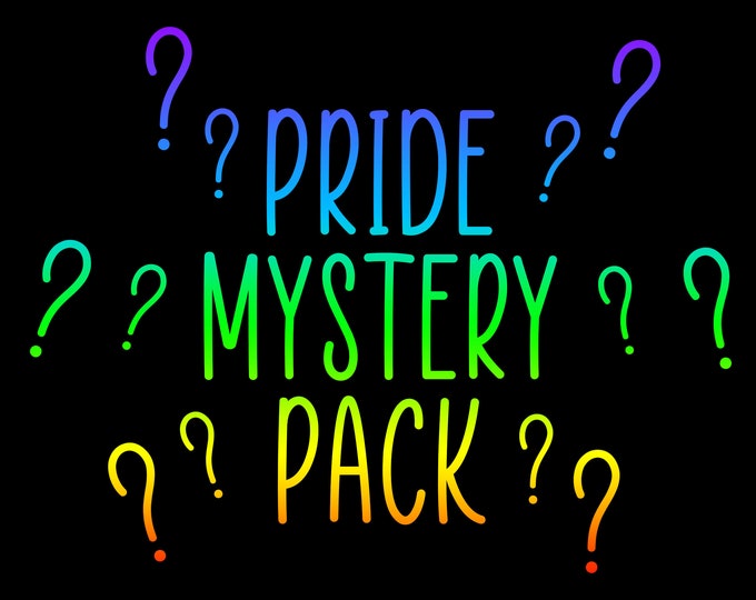 Pride Mystery Pack | 3 Pack | Vinyl Sticker | LGBTQ