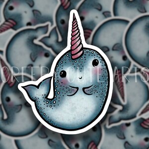 Narwhal | Vinyl Sticker | Cute Animal