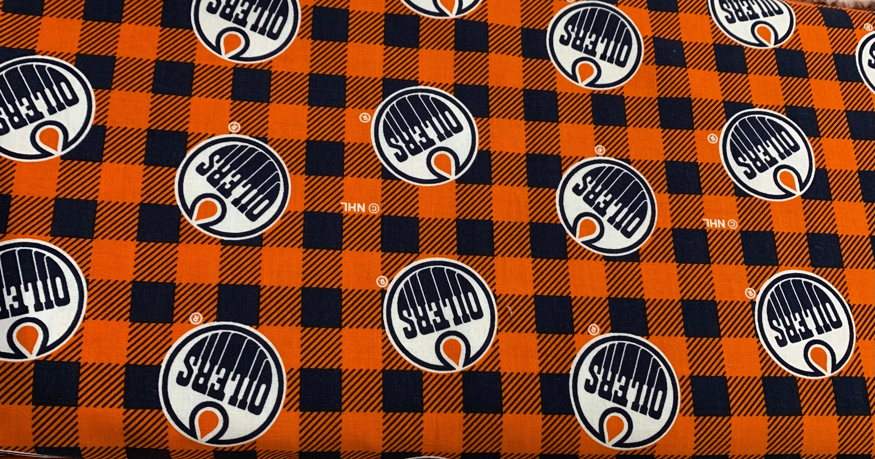 Edmonton Oilers fabric edmonton Oilers cotton SHIPs TODAY Etsy
