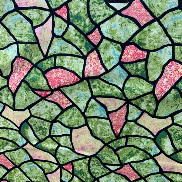 Stained Glass Fabric Etsy