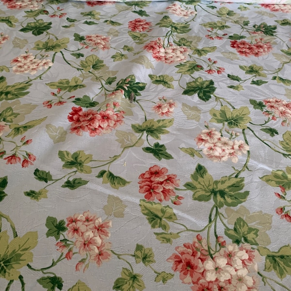 Mill Creek Fabrics Vintage Raymond Waites floral print - Harmonia upholstery fabric sold by the yard extra wide 54 inches