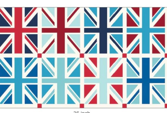 Union Jack Vintage Style Print Cake Stand Adult Red Union Jack Vintage Style Print Cake Stand Adult Red