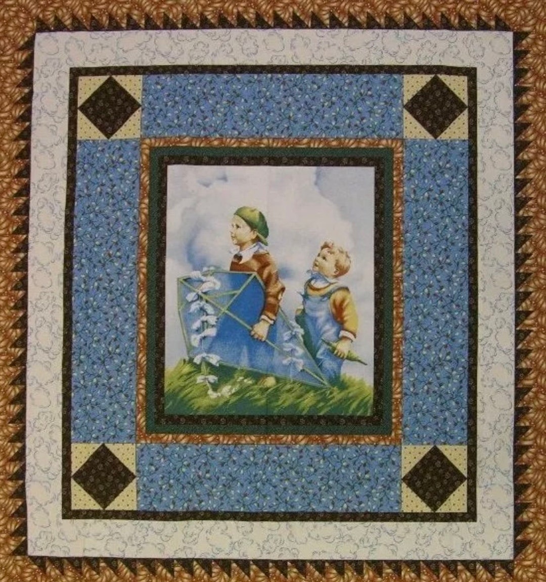Cover Story 3, Thimbleberries Vintage Children Panel, Vintage Boys With