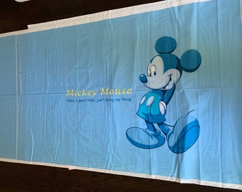 Mickey Mouse fabric huge panel 68 inches disney Cotton  Fabric, Mickey Mouse licensed  panel fabric, doing my thing quilting panel