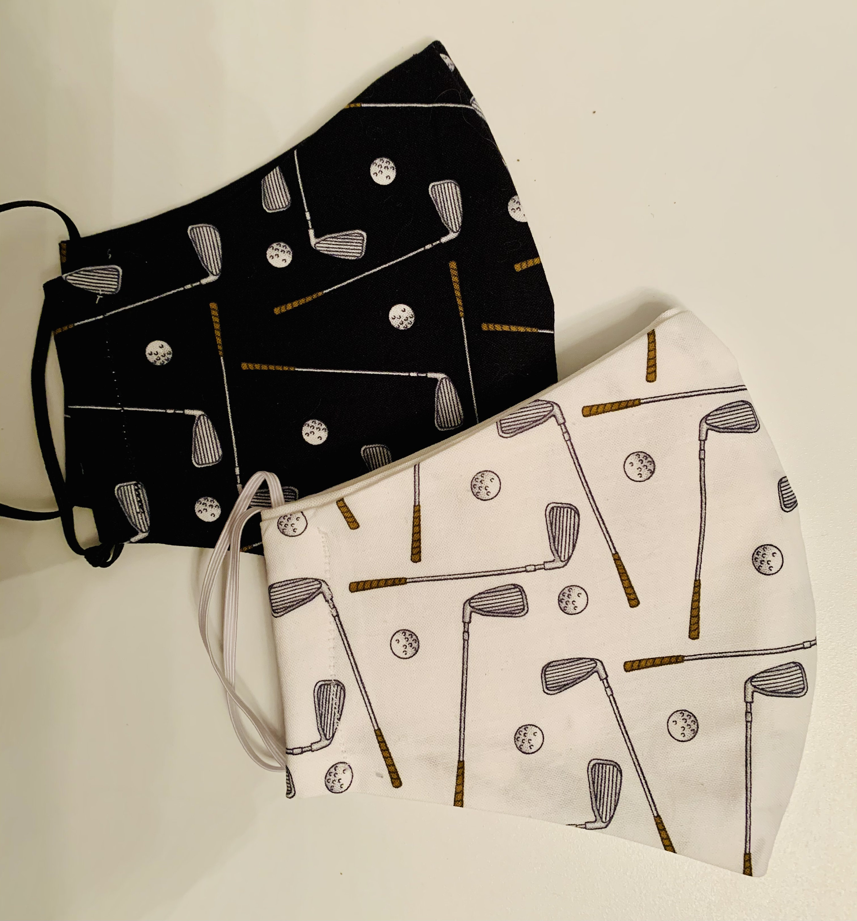 Golf cotton fabric golf face mask cotton golfing golfer mask Etsy