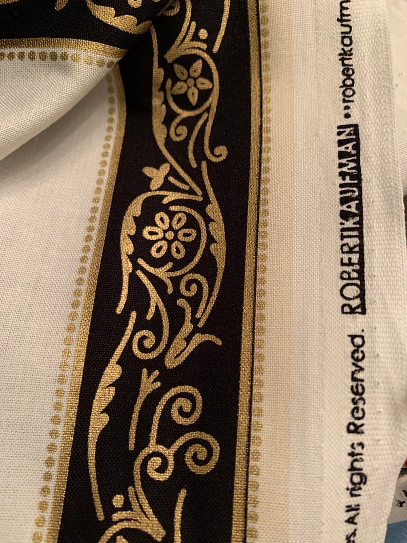 sewing machine with singer , sewing cotton fabric panel, vintage sewing machine Cotton Robert Kaufman panel image 6