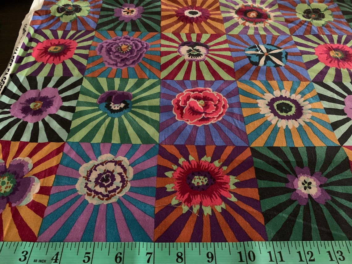 Sunburst Kaffe Fassett Collective Free Spirit Cotton Fabric by the 2 ...