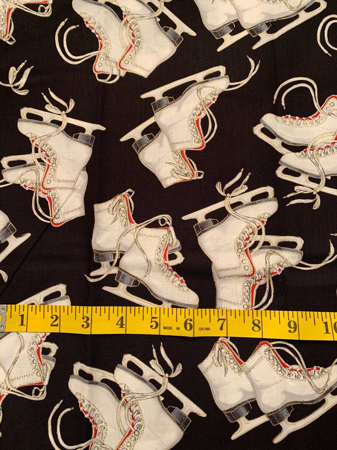 Figure skating fabric with metallic thread skating Etsy