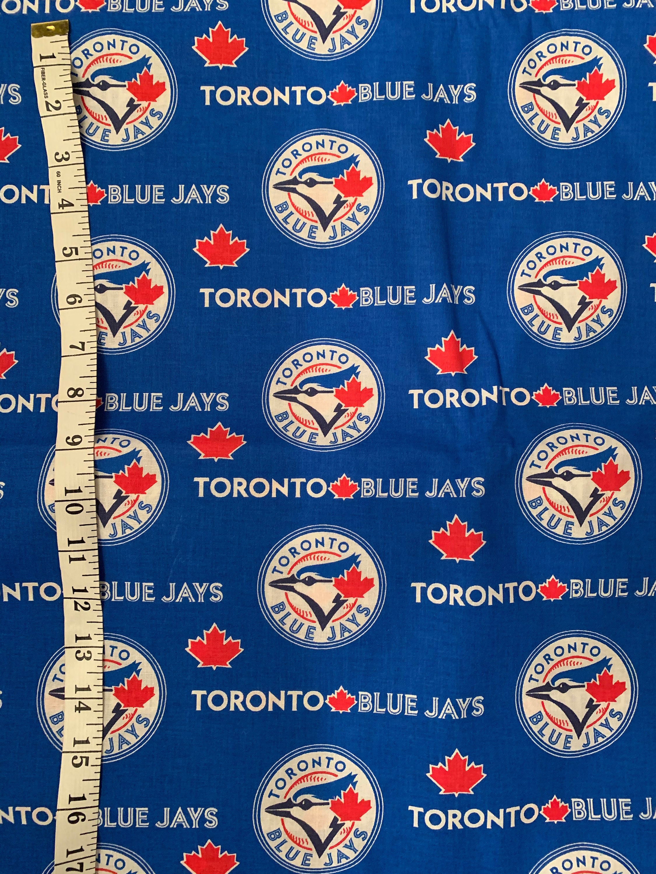 Toronto Blue Jays Cotton Fabric Toronto Blue Jays Cotton Etsy Canada