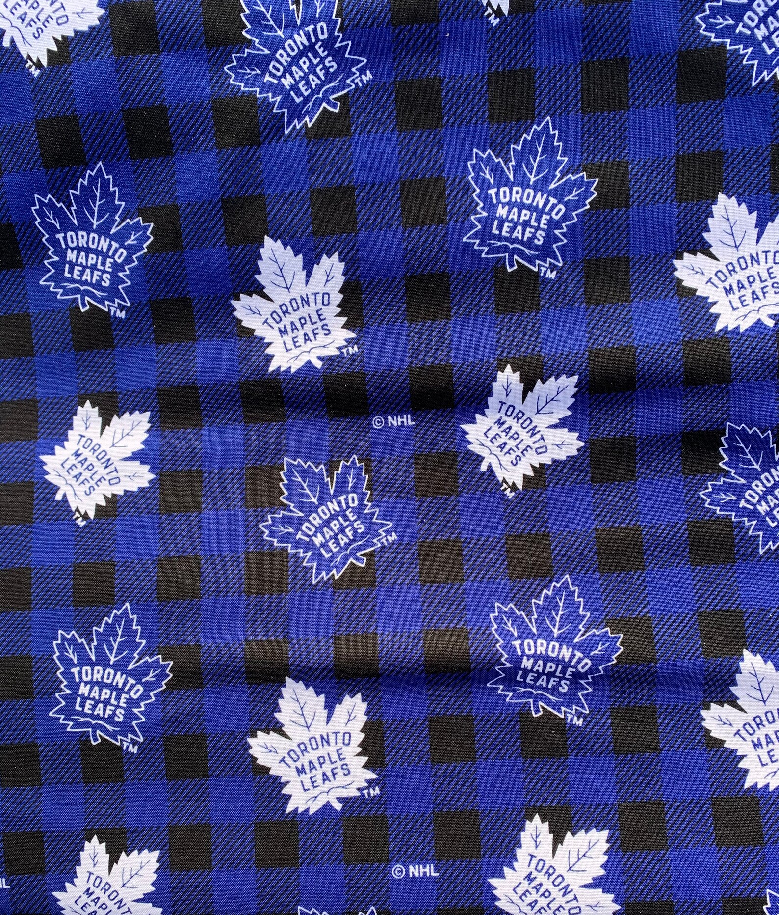 Toronto maple leafs fabricSHIPs TODAY In stock Cotton Etsy