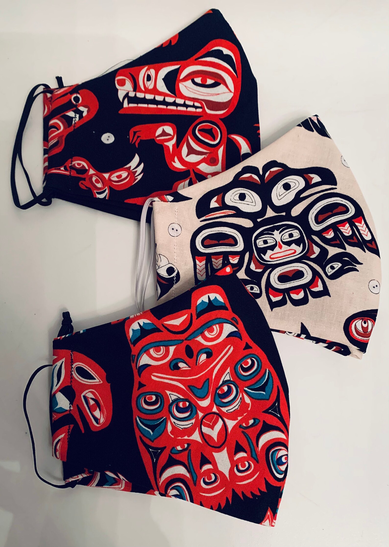 Indigenous face mask Native spirit face mask spirit animals Etsy