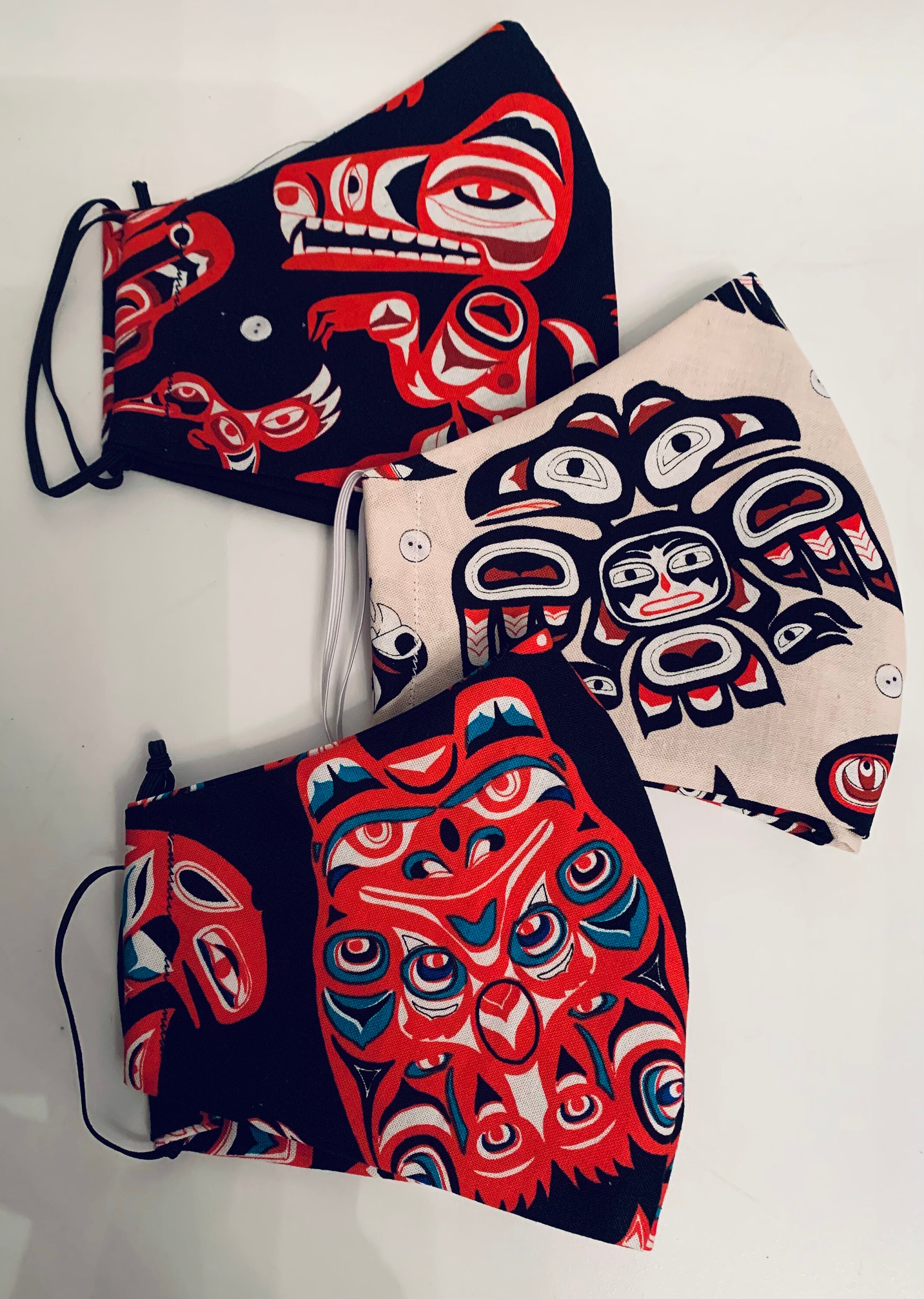 Indigenous face mask Native spirit face mask spirit animals Etsy