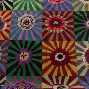 Sunburst Kaffe Fassett Collective Free spirit Cotton   fabric by the 4 rows   OOP  cotton quilting fabric Kaffe Fassett collective sunburst