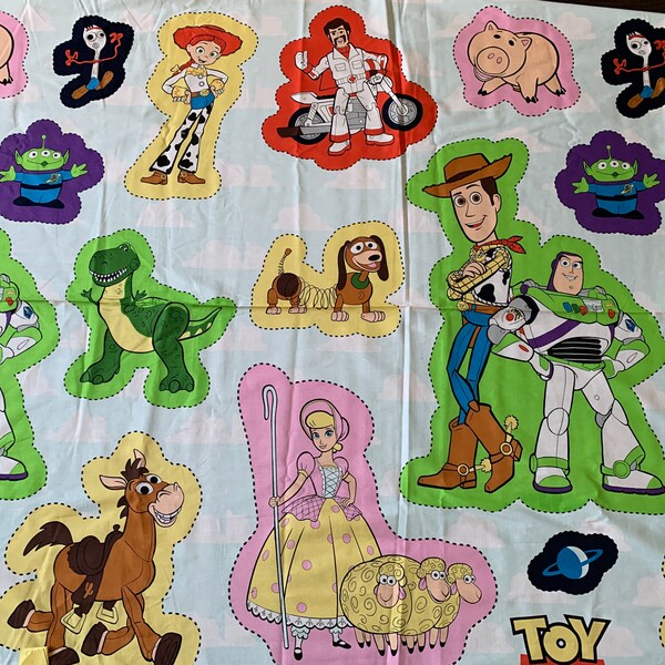 Toy Story Fabric Panel - Etsy