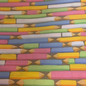 Pencils retired Kaffe Fassett for Rowan pencil Cotton  fabric by the yard   OOP cotton quilting fabric