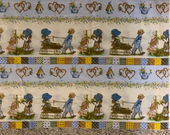 Holly Hobbie cotton fabric  last 62 inches spectix 2013 sweet Holly  friends cotton quilt fabric