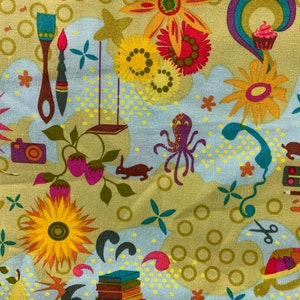 Alison Glass  Andover 2012 2013 HTF fabric ,vintage Allison Glass cotton quilting fabric Andover