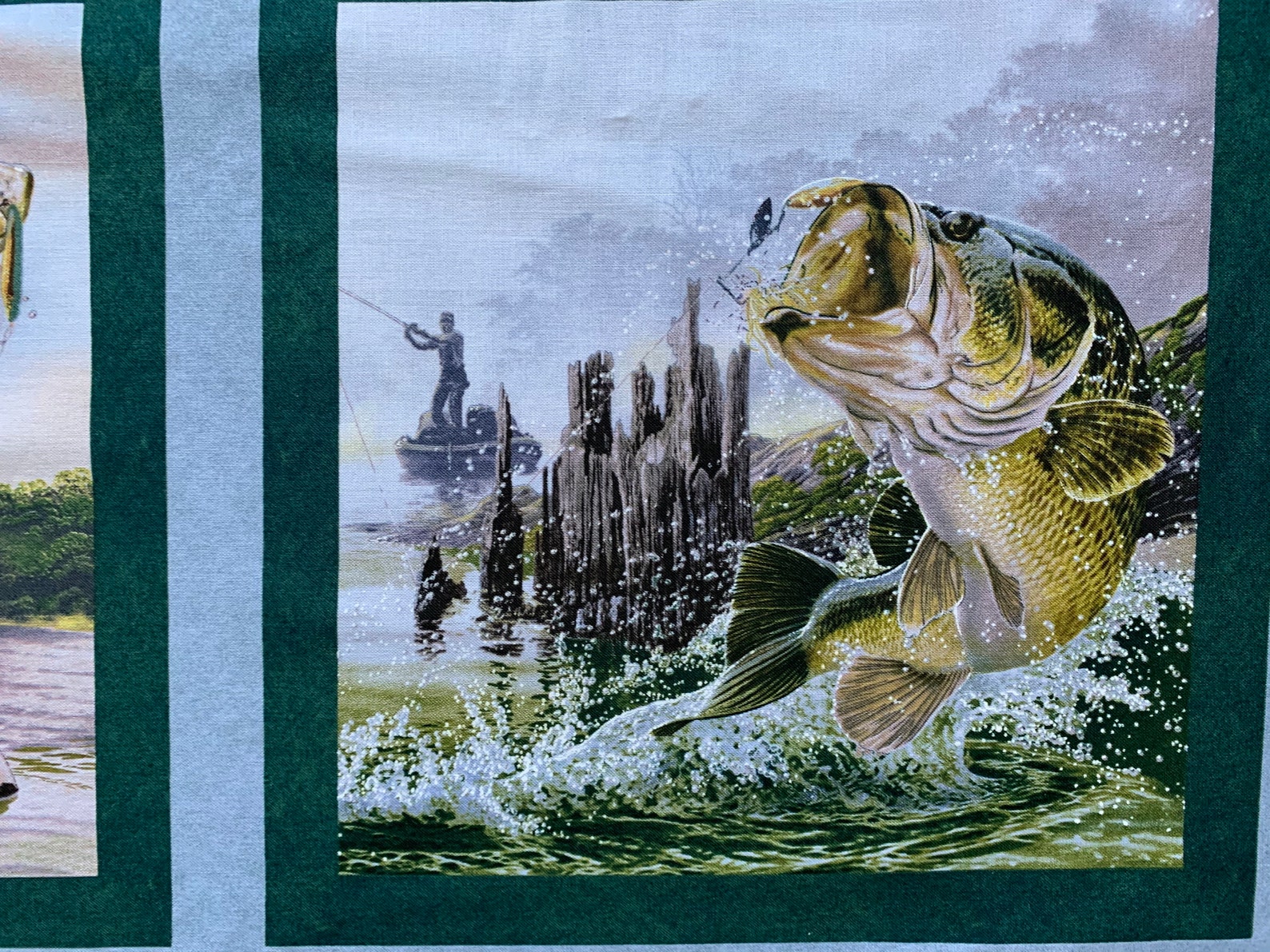 Fly Fishing Panel Al Agnew Elizabeth Studios Panel Cotton Etsy