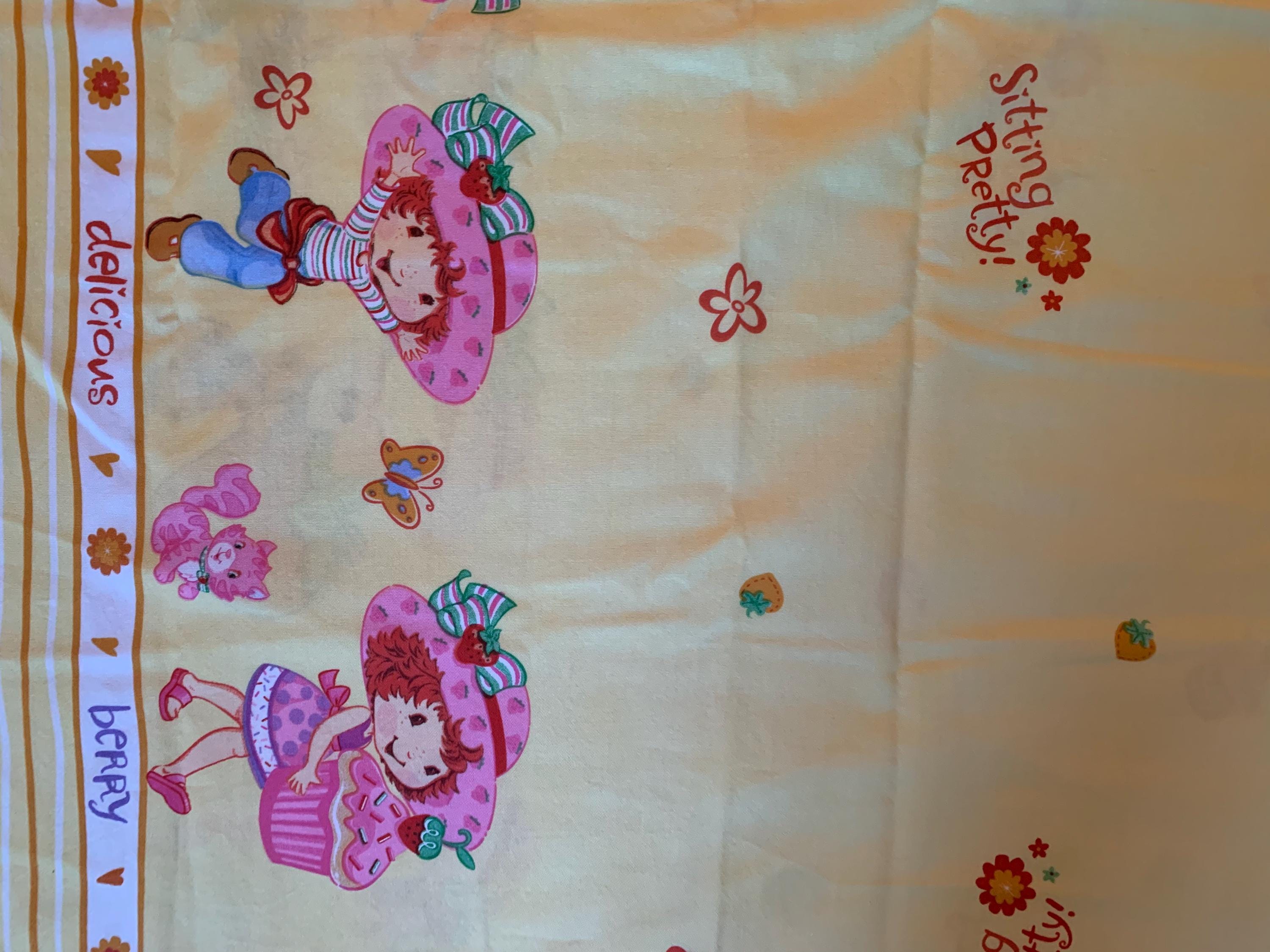 Strawberry Shortcake You Are Berry Special Raschel-Überwurfdecke, image size:3000x2250