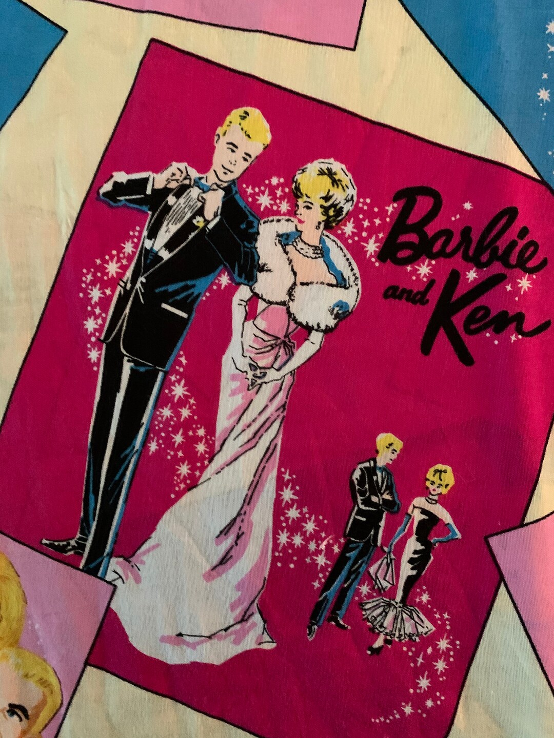 Barbie Fabric Barbie Ken Vintage Fabric VIP Cranston 2014 Etsy