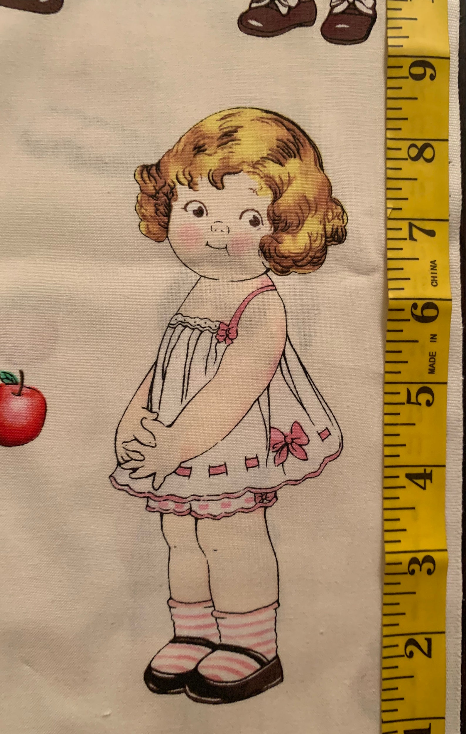 Paper Dolls Fabric Rare Paper Dolls School House Sibling Arts Etsy UK