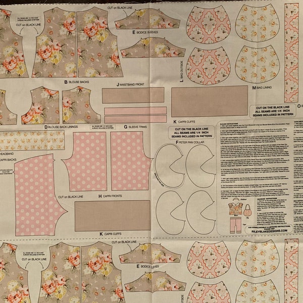 Doll Clothes Fabric Etsy