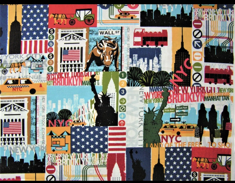 New York City fabric Robert Kaufman fabrics nyc life cotton Etsy