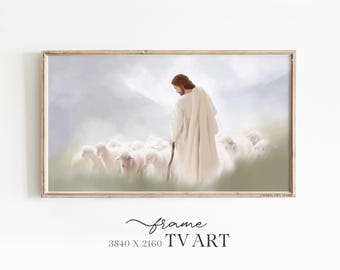 Jesus the Good Shepherd Art for Samsung Frame TV (Digital Download)