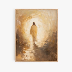 Impressionist Easter Art: Jesus Resurrection Digital Painting (Digital Download)