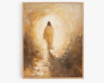Art impressionniste de Pâques : peinture numérique de la résurrection de Jésus (téléchargement numérique)
