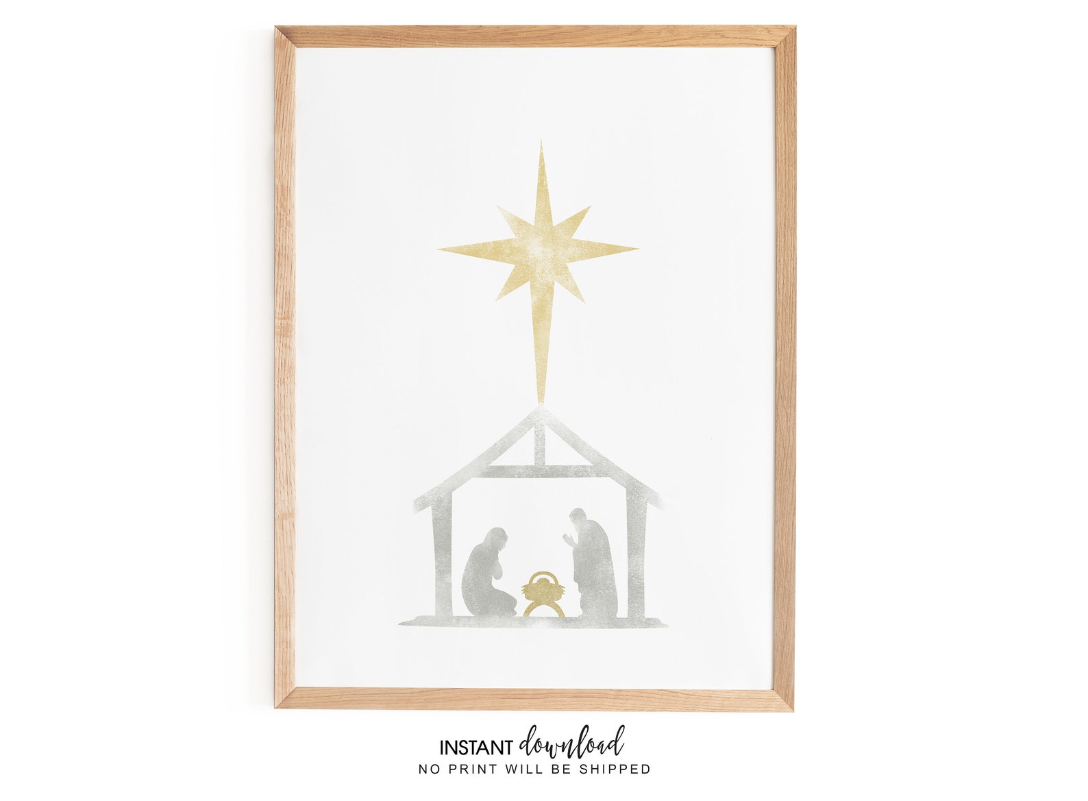 Christmas Wall Art Christmas Jesus Digital Download - Etsy