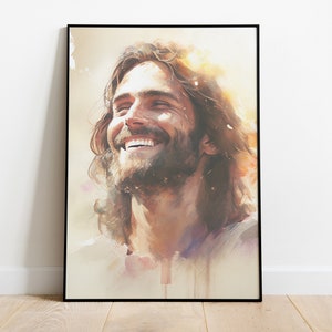 Laughing Christ, Christ's Smile, Jesus Portrait, Jesus Painting, Jesus ...