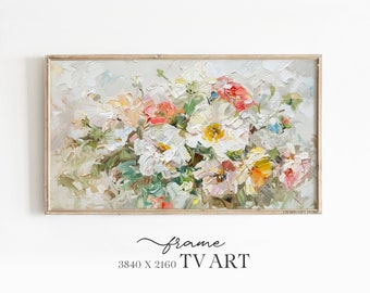 Floral Spring Frame TV Art: Colorful Pop Art (Digital Download)