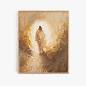 Jesus Resurrection Art: Impressionist Easter Painting (Digital Download)