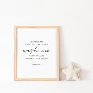 Laundry Print, Bible Verse Print, Laundry Room Decor, Scripture Print, Christian Wall Art ...