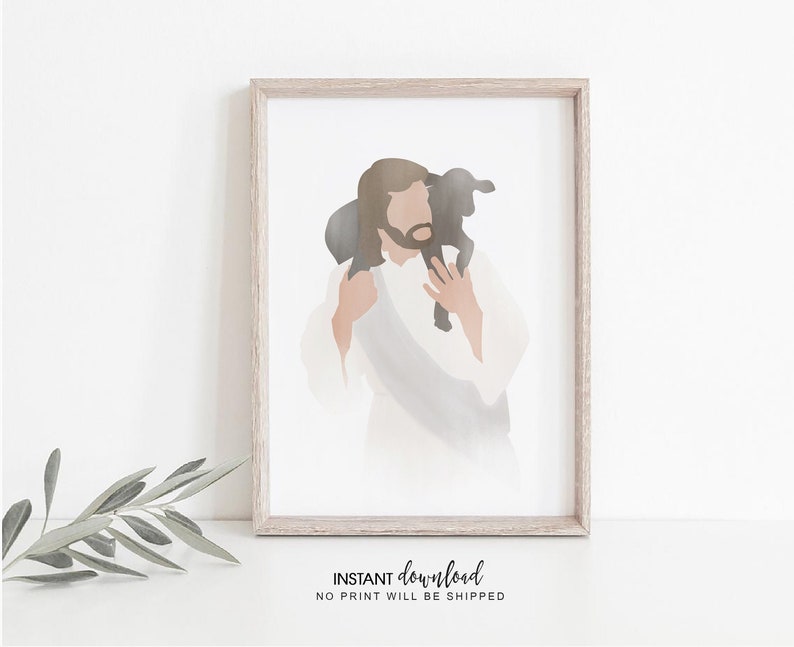 Jesus Portrait Jesus Wall Art Printable Jesus Is The Way Etsy