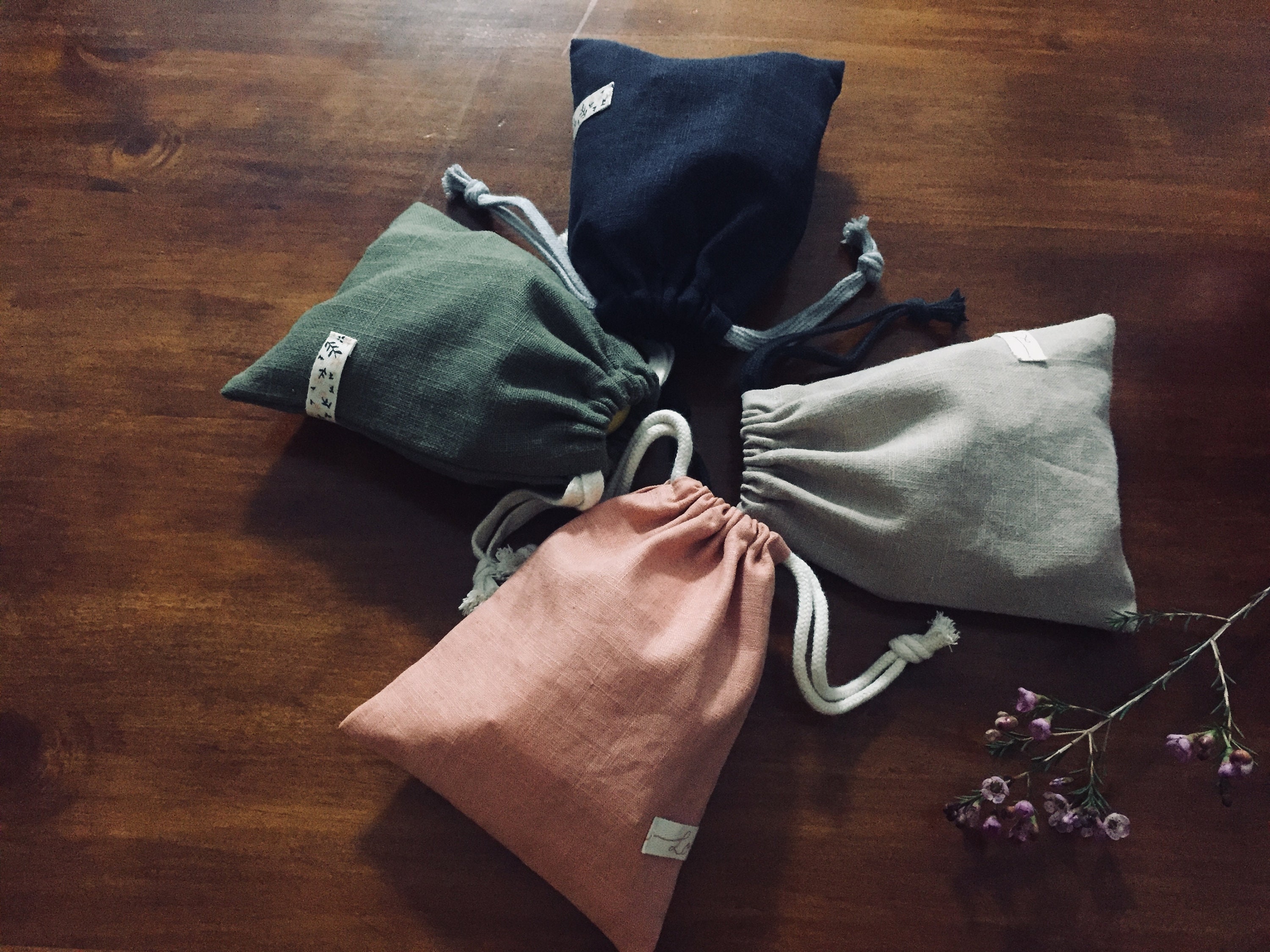 String pouch gift bag cosmetic pouch sanitary pad pouch Etsy