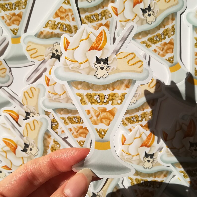 Perfect Orange Cat Sticker image 3