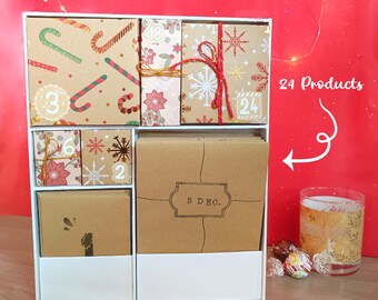 Cats Advent Calendar 2025 (24 days) | Advent calendar | Stationery | Goodies | Gift for cat lovers