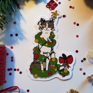 Sticker Chat de Noël