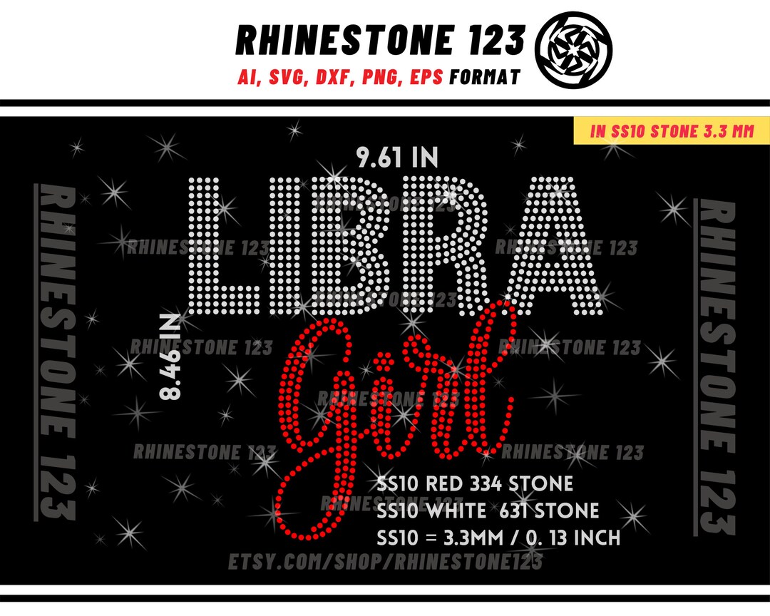 Libra Rhinestone This item is unavailable - Etsy