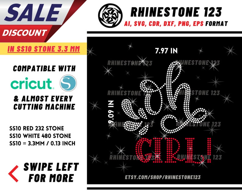 Ohio Rhinestone Template Oh Girl Rhinestone Template, Rhinestone File for SS10, Rhinestone SVG ...