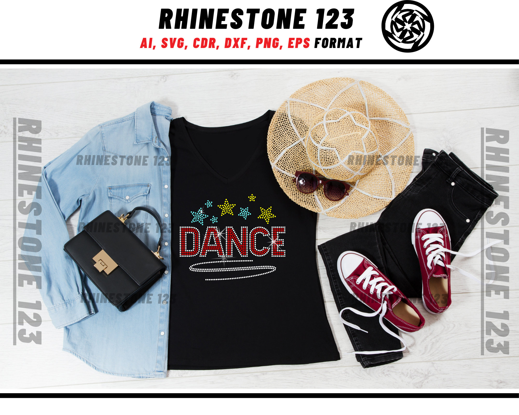 Zumba Rhinestone Template Dance Rhinestone Template, Cricut, Silhouette, Rhinestone SVG ...