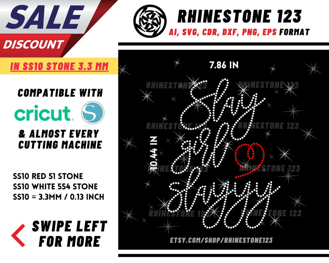Slay Girl Slay Rhinestone Template for Cricut Rhinestone Template ...