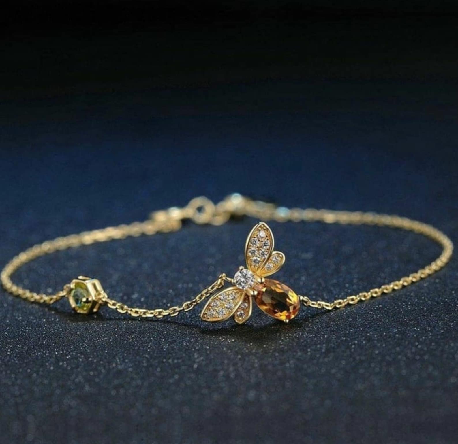 Honey Bee Bracelet, Bracelet for Woman, Woman Bracelet Silver Bracelet