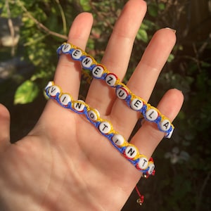 Handmade Venezuela Bracelet: Braided Patriotic Accessory