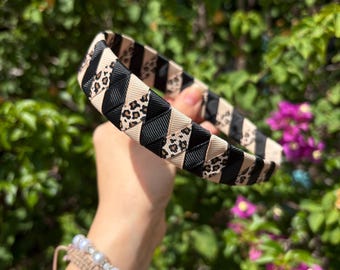 Leopard Headband //  Animal Print Hair Accessories for Women